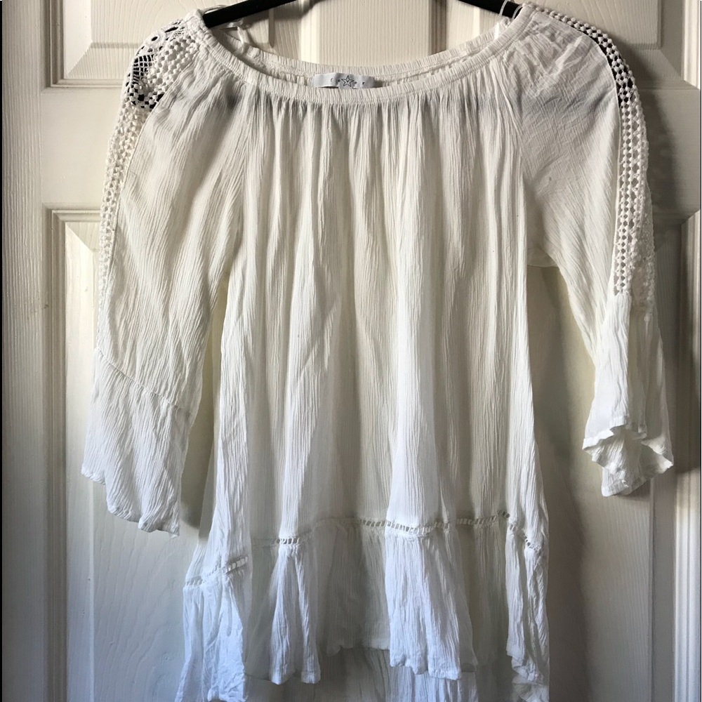 Delicate white top